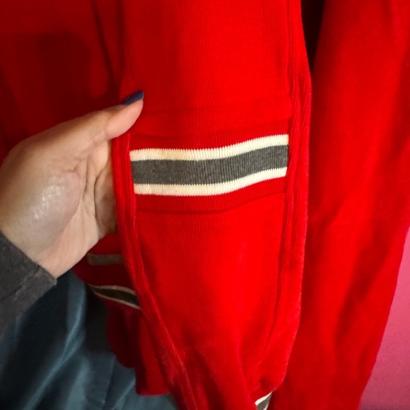 Y2K Rocawear Velour Red Jumpsuit Jacket And Pants Suit Size XXL Wide Legs - Picture 4 of 15